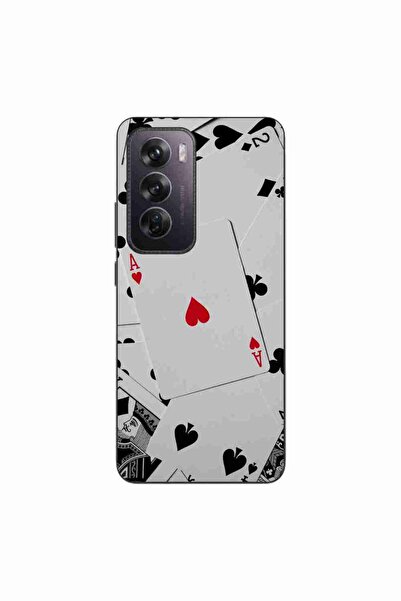 OEM Θήκη συμβατή με Oppo Reno12 Pro από σιλικόνη gel TPU με σχέδιο τραπουλόχα...