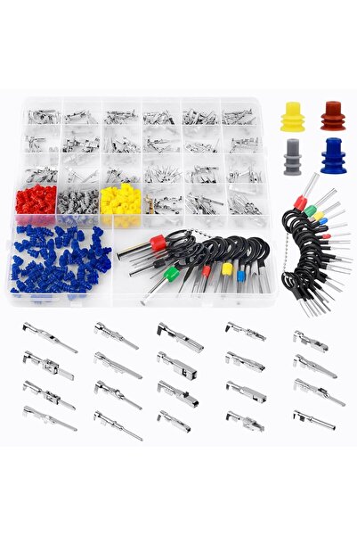Other Kit de conectori electrici auto, 590 de piese, terminale electrice de s...