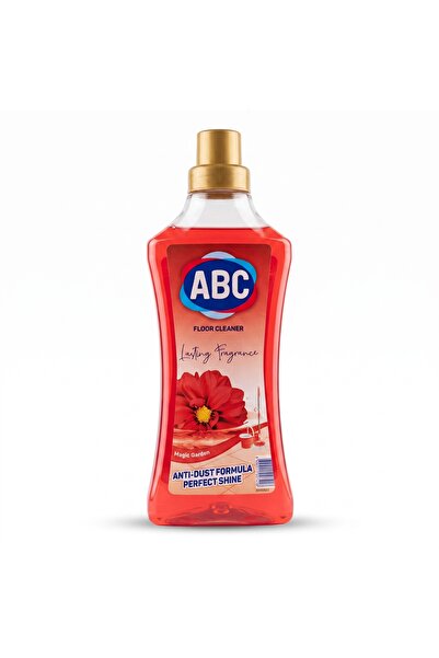 ABC Magic Garden Floor Solution 900ml, Anti-Dust, Perfect Shine, Floral Fragr...