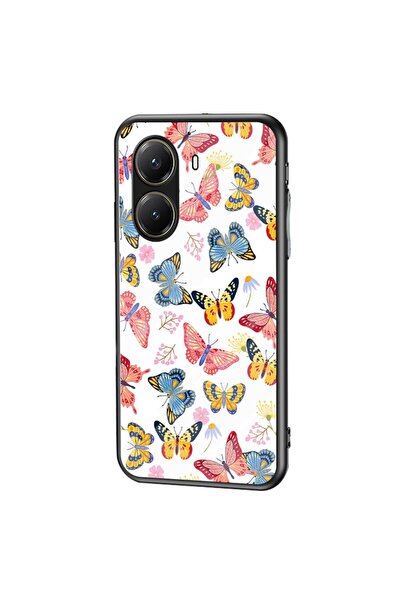 sscase Butterfly Σκληρή Θήκη με Τζάμι Yellow (Xiaomi Poco X7 Pro 5G)