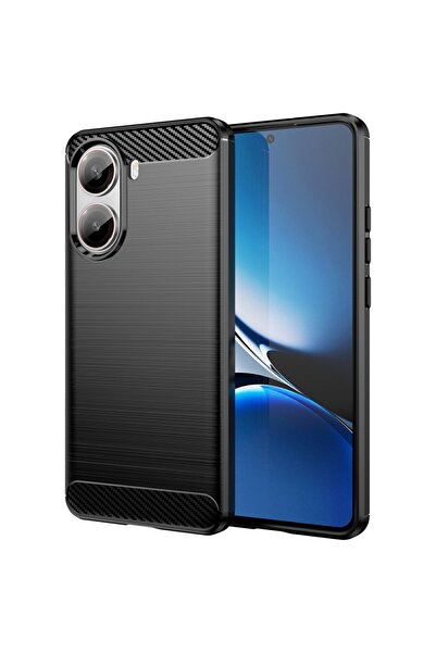 sscase Carbon Fiber Θήκη Σιλικόνης Black (Xiaomi Poco X7 Pro 5G)