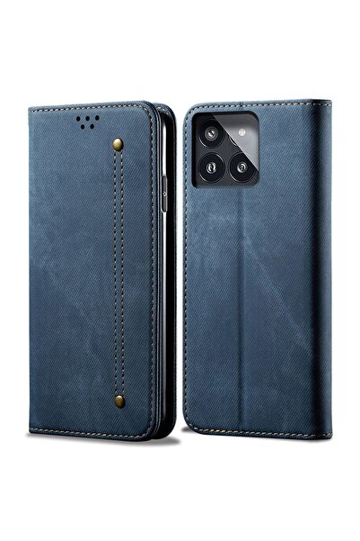 sscase Denim Texture Θήκη Βιβλίο Blue (Xiaomi Poco X6 Pro 5G)