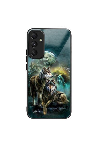 sscase Painted Θήκη Σιλικόνης με Τζάμι Wolves (Samsung Galaxy A35 5G)