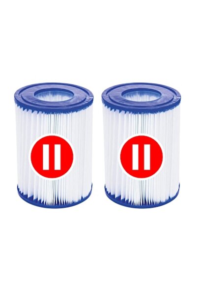 BESTWAY Set de 2 filtre de piscină tip II, Bestway, 2006/3028 L/H, 530/800 ga...