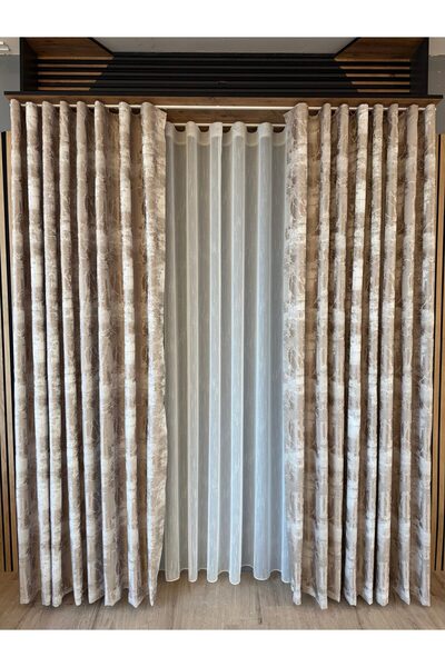 ArasyaHome Draperie Elegantă Bella cu Textură Fină Bej