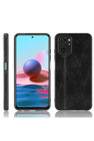 sscase Sewing Pattern Σκληρή Θήκη Black (Xiaomi Redmi Note 10/Note 10s)