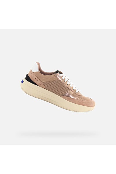 Geox Tenisi de damă de culoare maro deschis Gxrn-01