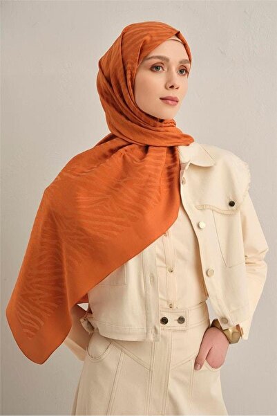 Armine Pamora Shawl Orange Color Stylish and Comfortable Fashion Accessory Sh...