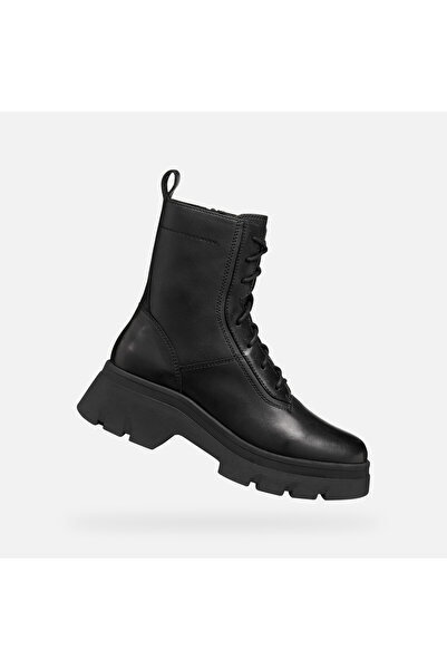 Geox Pantofi negri de damă până la gleznă Pluette