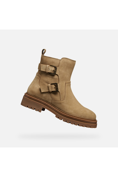 Geox Pantofi de damă bej până la gleznă Iridea