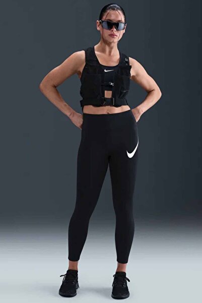 Nike Women's Black High Waist Slimming Sports Leggings Fitness Running Leggings
