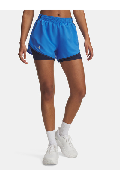 Under Armour Dámské kraťasy UA Fly By 2-in-1 Shorts-BLU