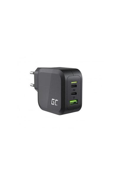 Greencell Încărcător de perete Green Cell CHARGC08 PowerGaN 65W USB-C USB-A, ...