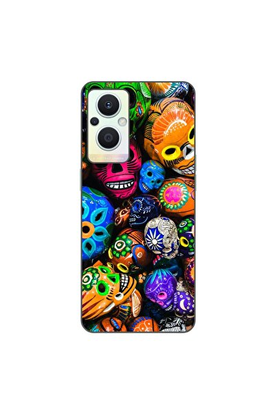 OEM Husa compatibila cu Oppo Reno7 Lite Silicon Gel Tpu Model Halloween Crani...