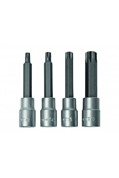Top Master Pro Set 4 biti torx act.1/2" T40-T70 100mm CR-V TMP