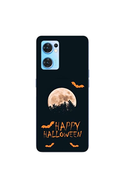OEM Калъф за Oppo Reno7 5G, силиконов гел TPU, с десен  "Честит Хелоуин Пълно...