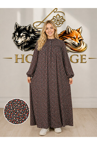 hoaryage Viscose Long Robe Dress, Comfortable Fit, Oversize, Casual, Stylish,...