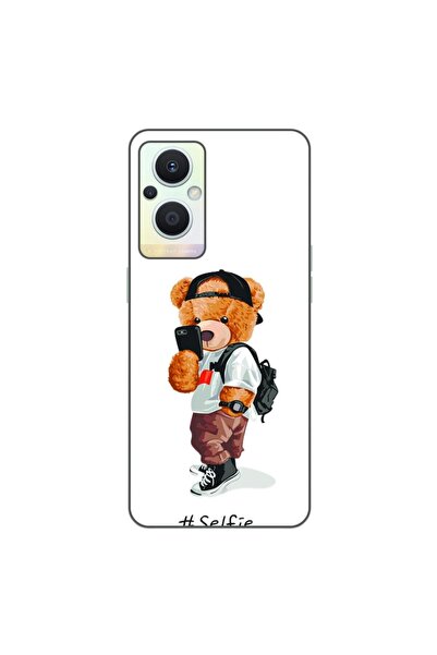OEM Husa compatibila cu Oppo Reno7 Lite Silicon Gel Tpu Model Bear Teddy Selfie