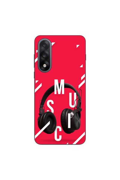 OEM Husa compatibila cu OnePlus Nord 5 Silicon Gel Tpu Model Music Headphones