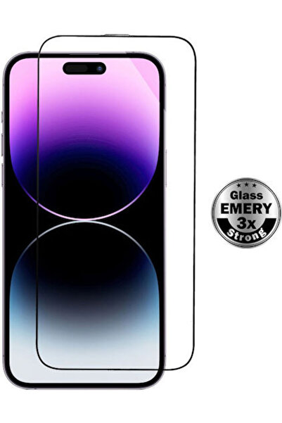 POWERTECH Σκληρυμένο Γυαλί Emery 5D TGC-0760 iPhone 15 Pro Max Πλήρης Κόλλα