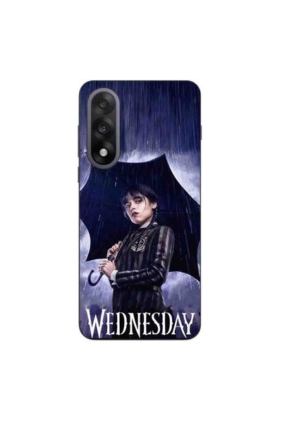 OEM Husa compatibila cu OnePlus Nord 5 Silicon Gel Tpu Model Wednesday Umbrella