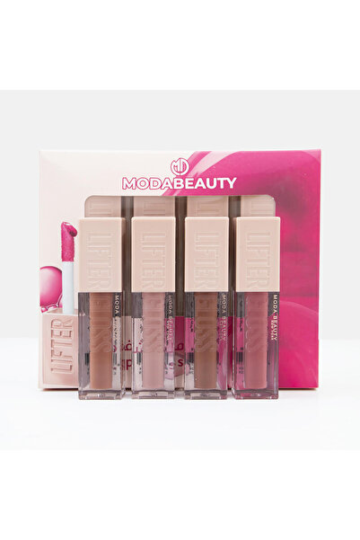 Moda Beauty Lifter Gloss Lip Gloss for Moisturizing and Plumping Your Lips (4...