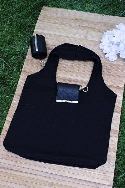 Wibego Foldable Keychain Shopping Bag Women's Shoulder Bag, Beach Bag, Sports...