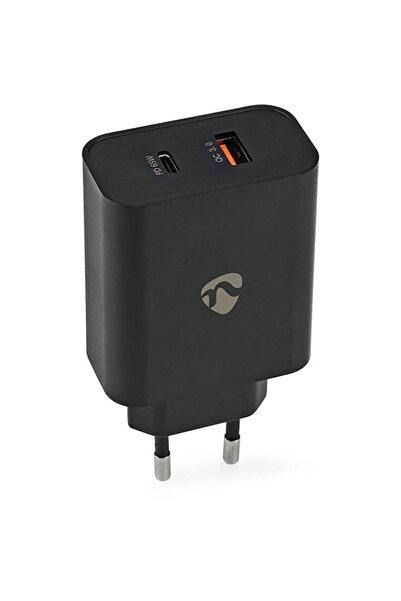 Nedis Φορτιστής Χωρίς Καλώδιο με Θύρα USB-A και Θύρα USB-C, Γρήγορη Φόρτιση 3...