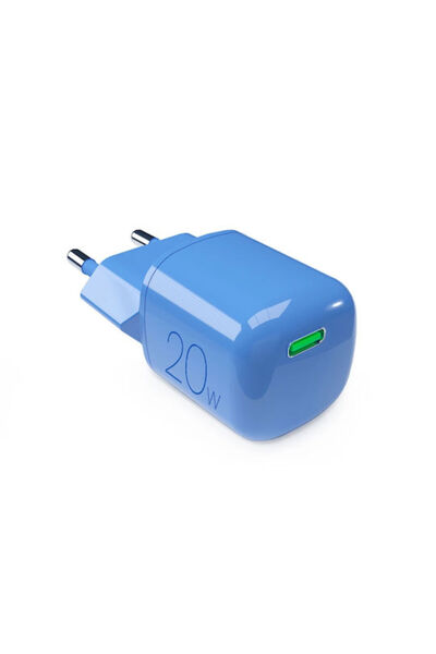 Puro Φορτιστής χωρίς καλώδιο GaN με θύρα USB-C, 20W Power Delivery, Μπλε (PUF...