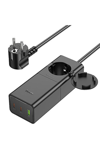 hoco. Hoco Βάση Φόρτισης με Θύρα USB-A και 2 Θύρες USB-C, Παροχή Ισχύος 65W /...