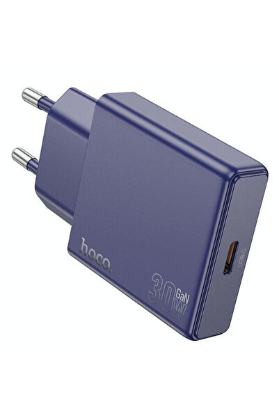 hoco. Φορτιστής Hoco Χωρίς Καλώδιο με Θύρα USB-C 30W Power Delivery Μπλε (N44)