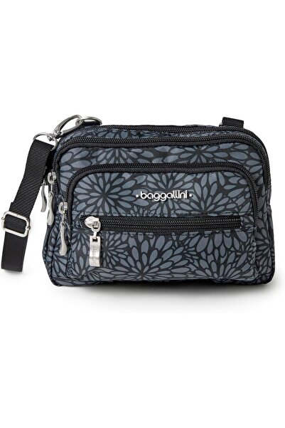 Baggallini Triple Zip Crossbody Bag