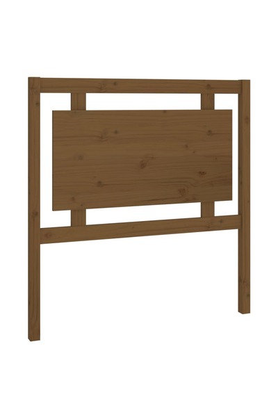 vidaxl Bedside table, honey brown, 95.5x4x100 cm, solid pine wood