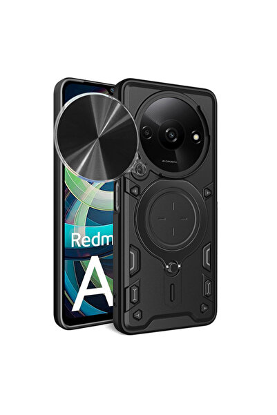 Techsuit Θήκη για Xiaomi Redmi A3, CamGuard Pro, αντικραδασμική προστασία, μαύρο