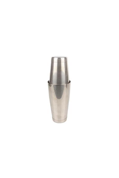 Globy 500 ve 800 ml Boston Shaker Gümüş Gravürlü Tasarım