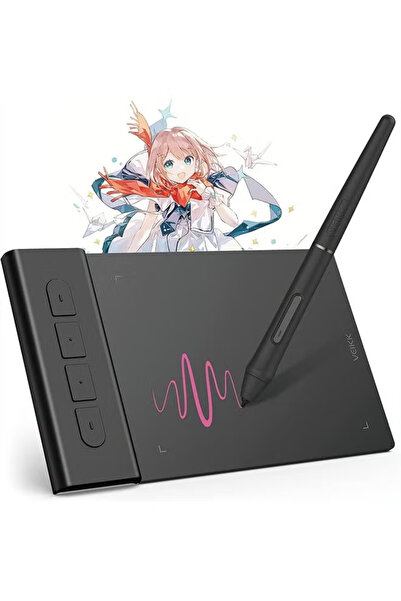 Veikk VK430 Drawing Tablet 4x3 inch OSU Tablet, Portable Computer Graphics Ta...