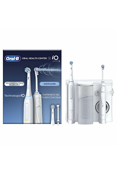 Orab Oral-B Health Center+IQ Σειρά 4 σετ οδοντόβουρτσας, Λευκό