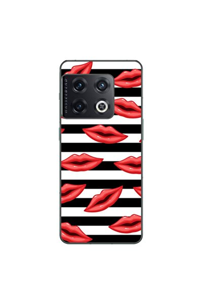 OEM Husa compatibila cu OnePlus 10 Pro Silicon Gel Tpu Model Striped Kisses
