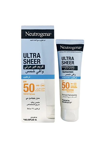 Neutrogena Sun Cream With Vitamin E Ultra Sheer SPF 50 - 50ml