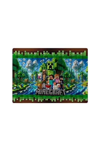 Ghostbastır Design Minecraft 99 Parça Ayaklı Puzzle – Dekoratif Çocuk Yapbozu...