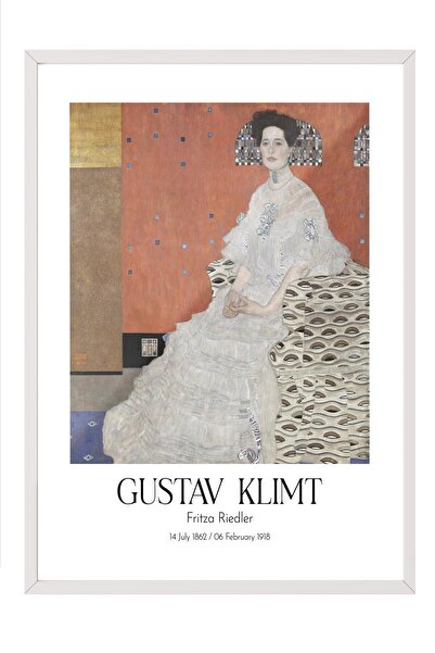 Postifull Gustav Klimt - Fritza Riedler, Slika sa belim okvirom, Serija umetn...