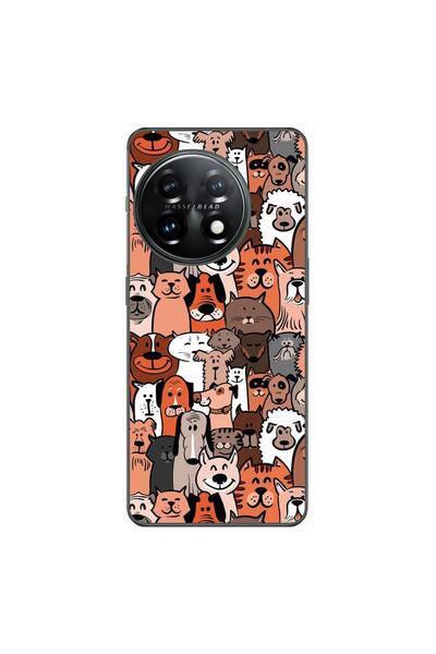 OEM Husa compatibila cu OnePlus 12R Silicon Gel Tpu Model Caini si Pisici Pat...
