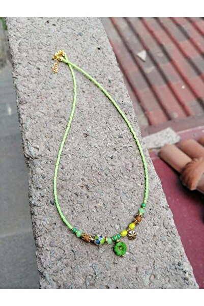 Bozhi Necklace Glass Beads Minimal Elegance