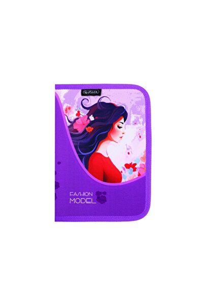 Herlitz Penar neechipat Herlitz, 2 clape, dimensiune 13,5 x 19,5 x 3 cm, moti...