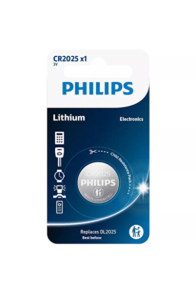 Philips CR2025/01GRS Μπαταρία λιθίου CR 2025 150 mAh 3 V - 1156350-0002
