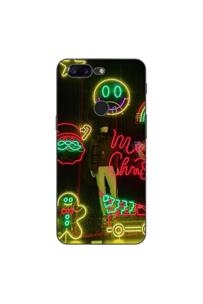 OEM Husa compatibila cu OnePlus 5T Silicon Gel Tpu Model Craciun Vitrina Neon...
