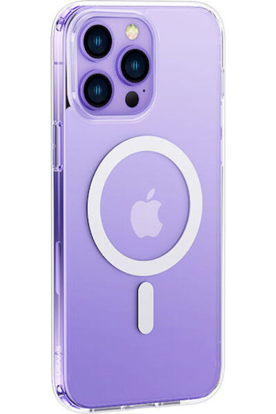 Usams Ice Magnet Πίσω Κάλυμμα Σιλικόνης 1.5mm Διαφανές (iPhone 14 Plus) Κωδικ...