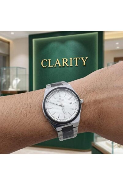 Clarity Men's steel watch, brand