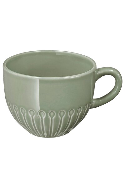 IKEA STRIMMIG Mug, stoneware pale grey-green, 36 cl