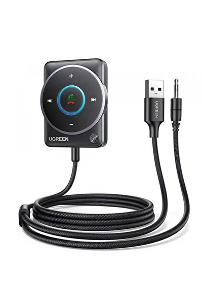 Ugreen CM723 Bluetooth Receiver, 3.5mm Jack, USB-A, Black